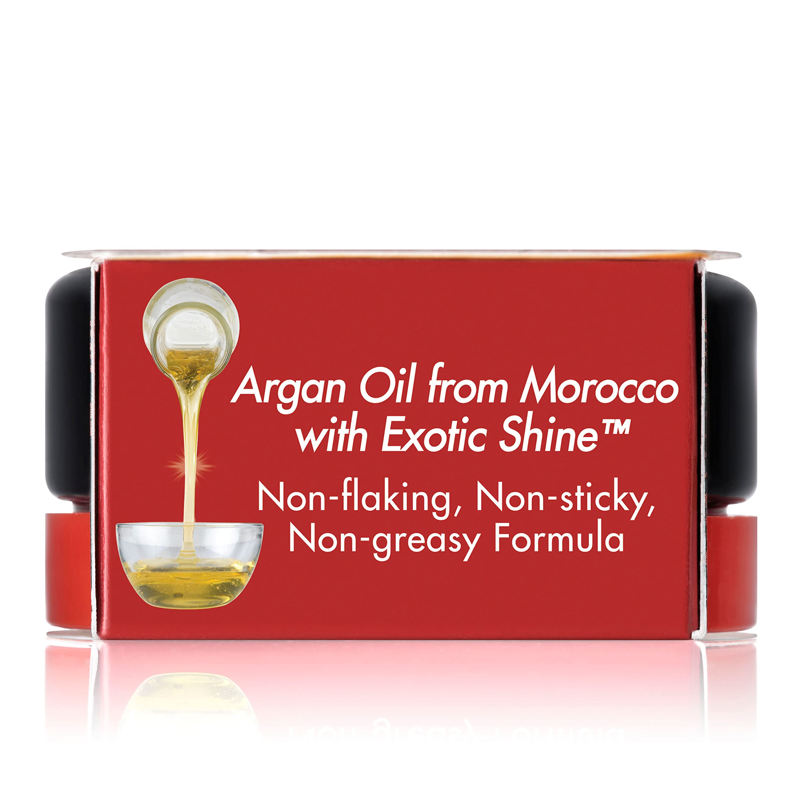 Creme of Nature Perfect Edges jar with creamy texture smoothing edges for frizz-free styles.