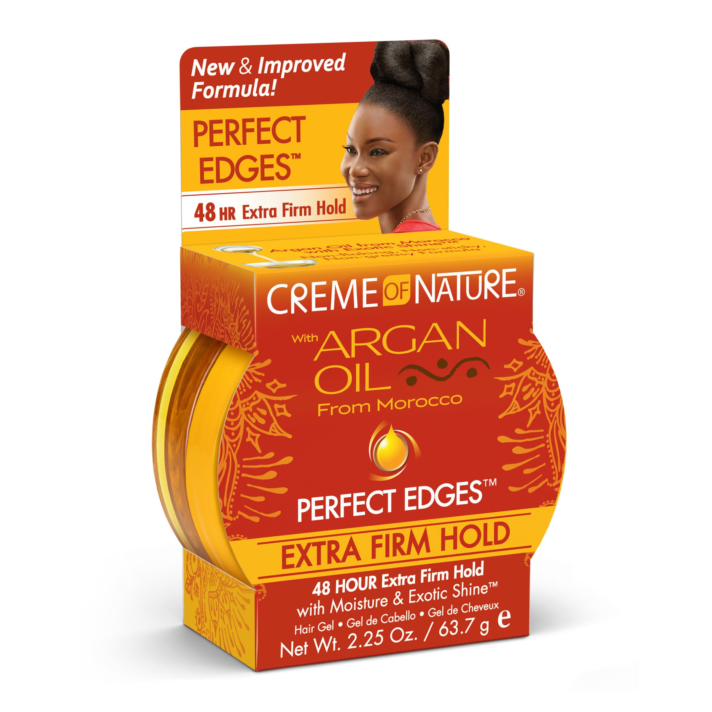 Creme of Nature Perfect Edges 2.25 oz packaging ready for travel.