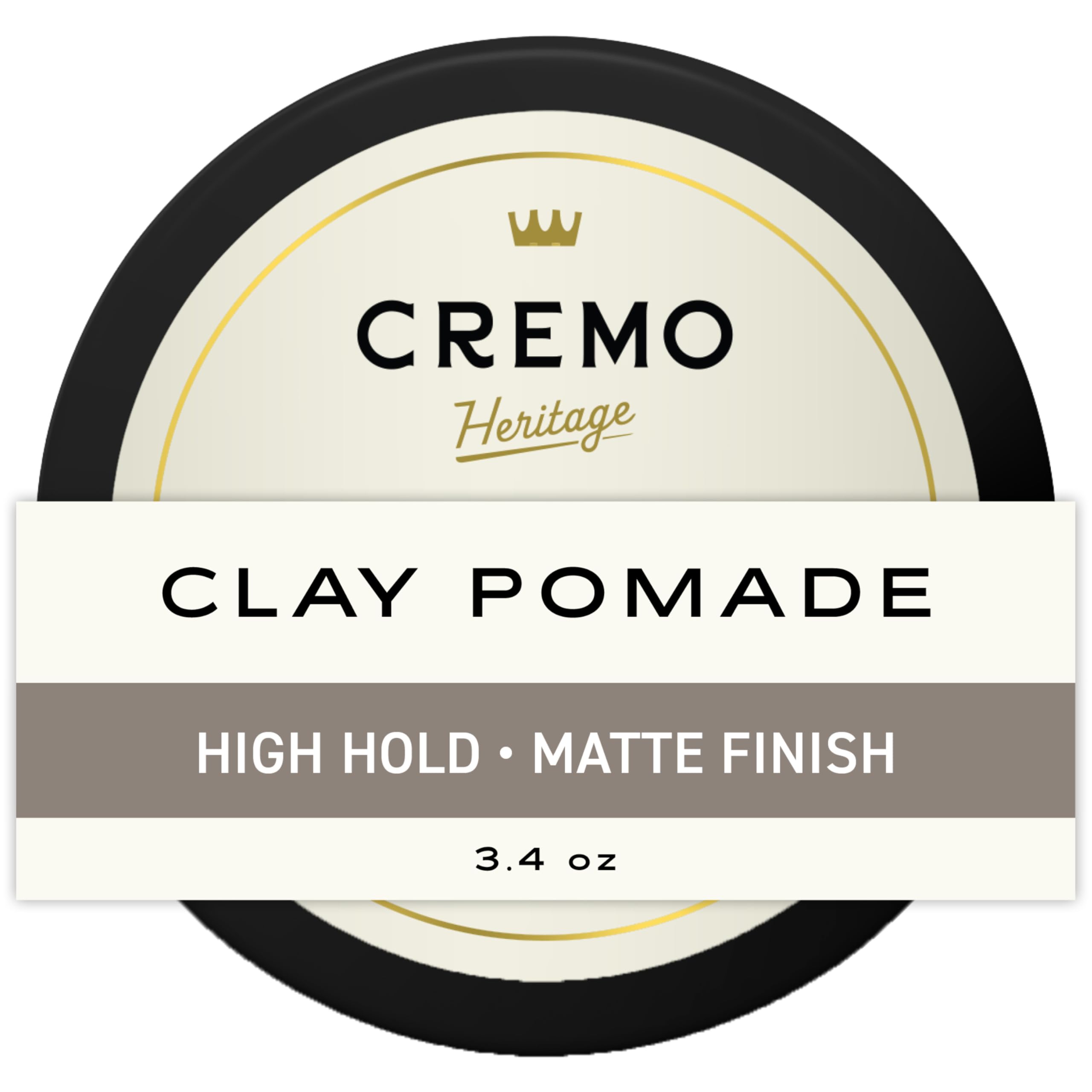 Cremo arcilla estilizante en bote de 3.4 oz para peinado duradero