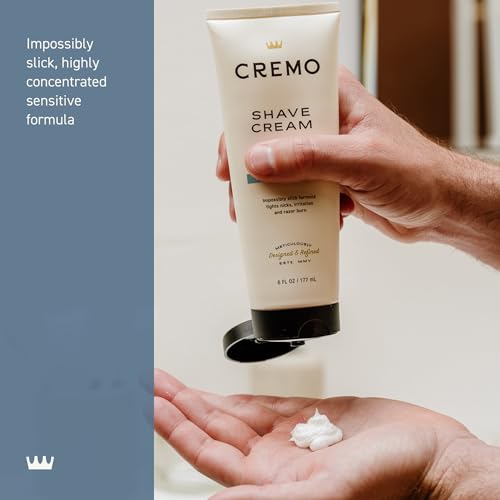 Cremo shave cream provides a barber-grade experience at home.