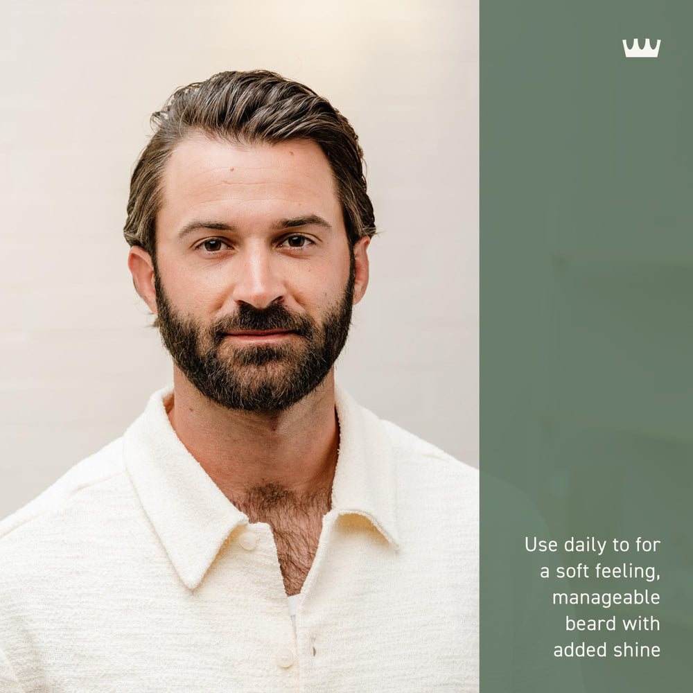 Cremo Beard Oil soften beard hair for a softer feel