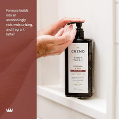 Cremo Bourbon Oak: aroma en capas que se revela al lavarse