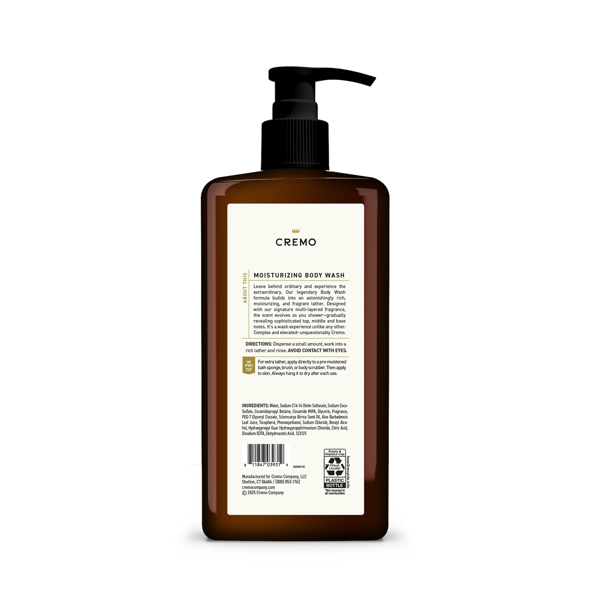 Cremo Bourbon Oak: envase de 32 oz para mayor valor