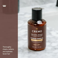 Cremo Casked Vanilla scent close-up — notes of black plum and Madagascar vanilla