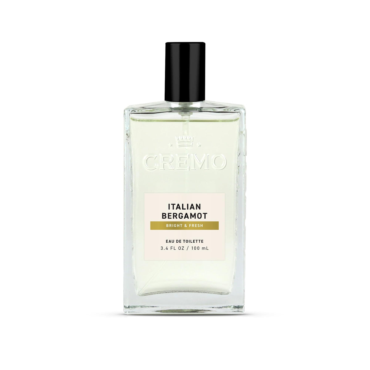 Cremo Italian Bergamot bottle on display for daily wear