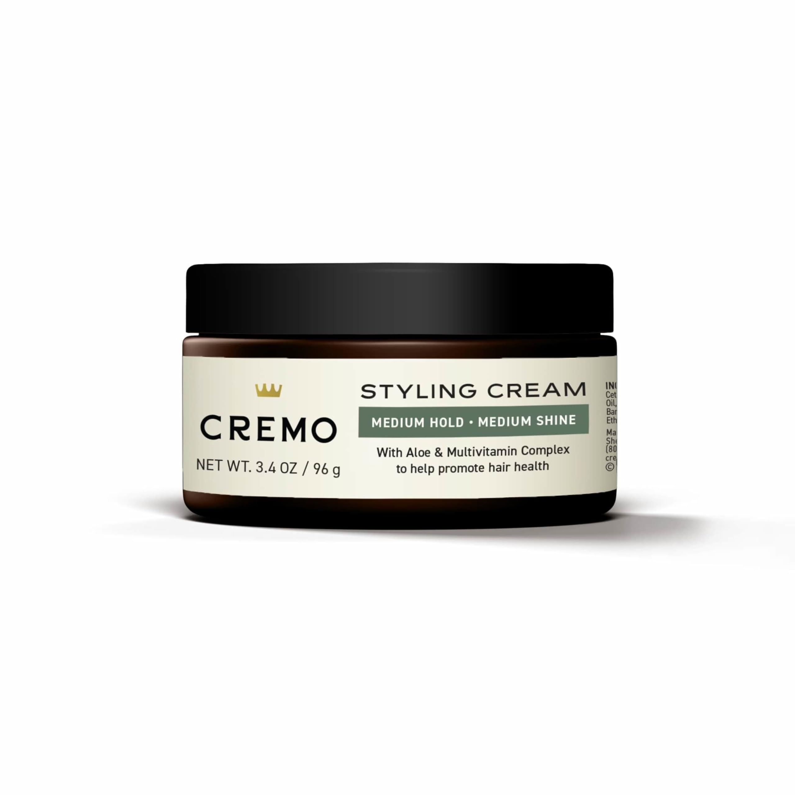 Cremo crema para peinar ofrece control flexible para peinado durante el día.