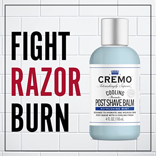 Cremo Cooling Formula Post Shave Balm closeup texture for smooth application