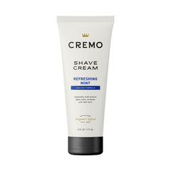 Cremo Cooling Shave Cream bottle front for close, smooth shave