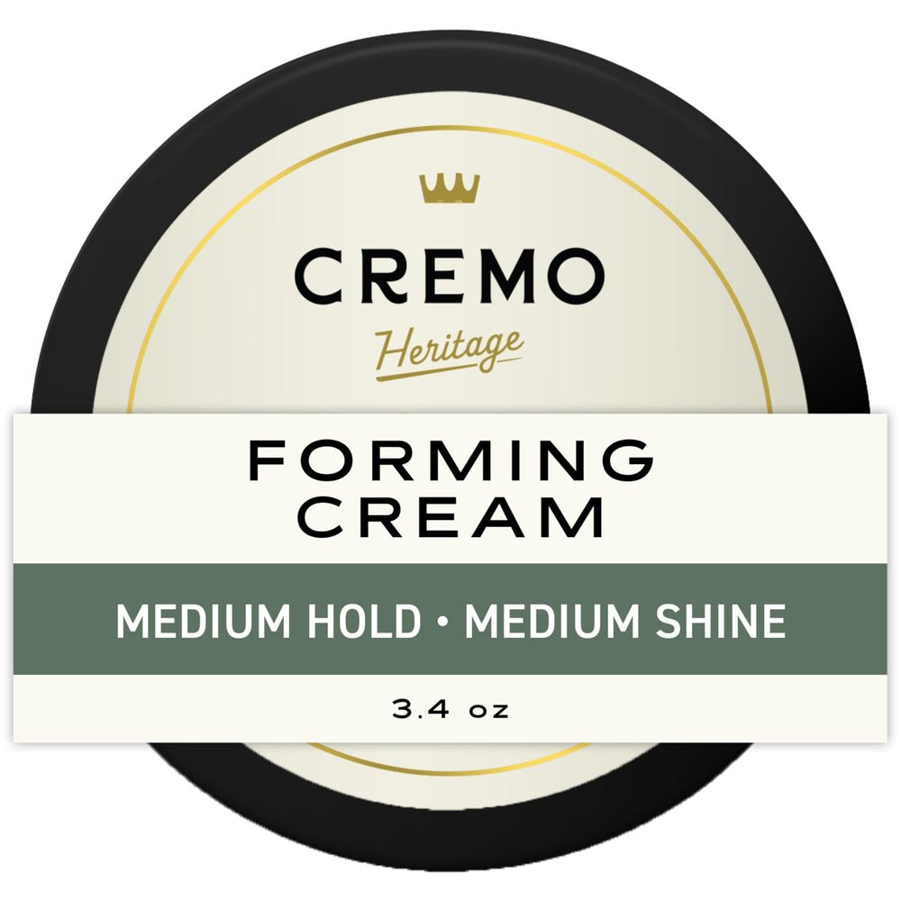 Cremo crema para peinar: botella compacta lista para viajar con control flexible.