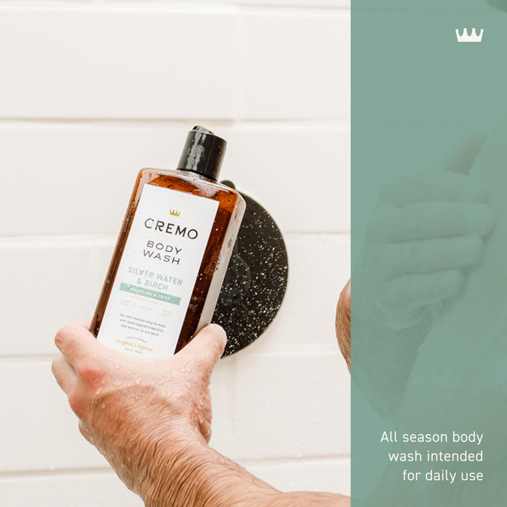 Cremo dynamic fragrance notes unfold during wash for depth.