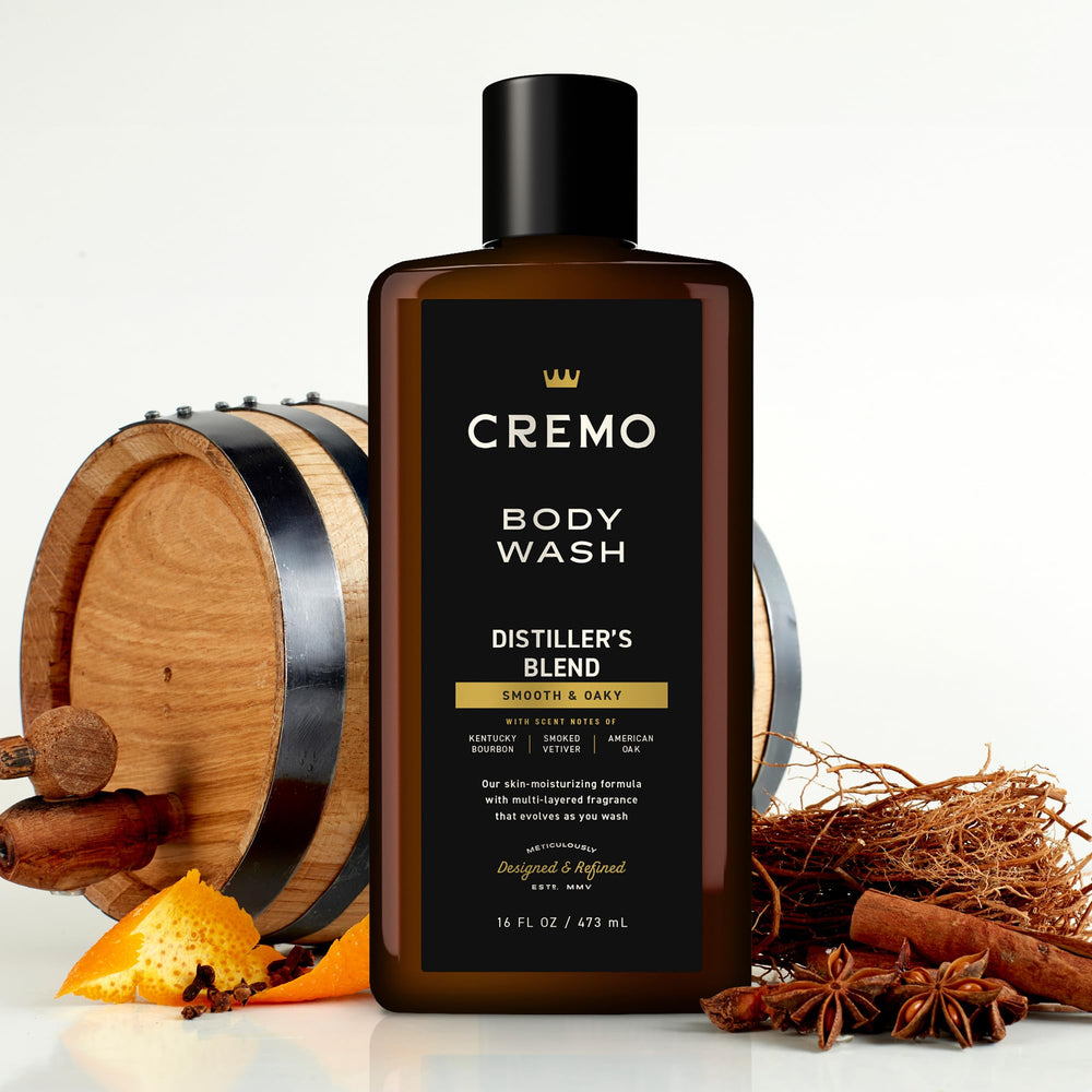 Cremo envase de diseño elegante que transmite calidad y estilo.