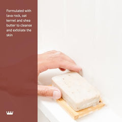Cremo Bourbon & Oak fragrance notes palette with distiller’s spice and oak.