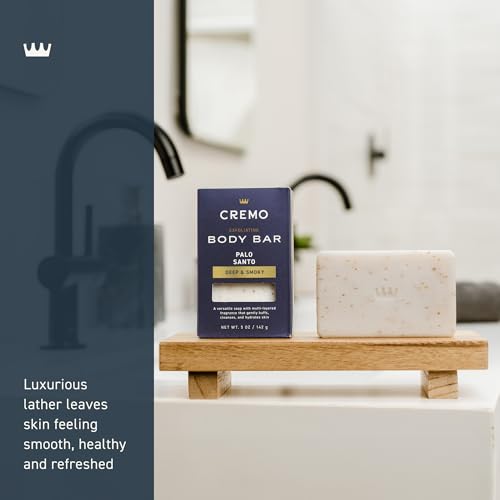 Cremo bar with oat kernel polish for gentle buffing