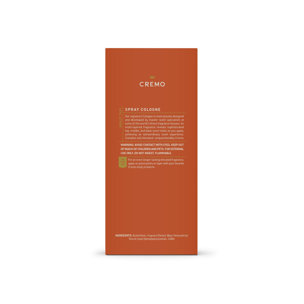 Cremo Golden Amber on a dresser evokes a daily grooming ritual.
