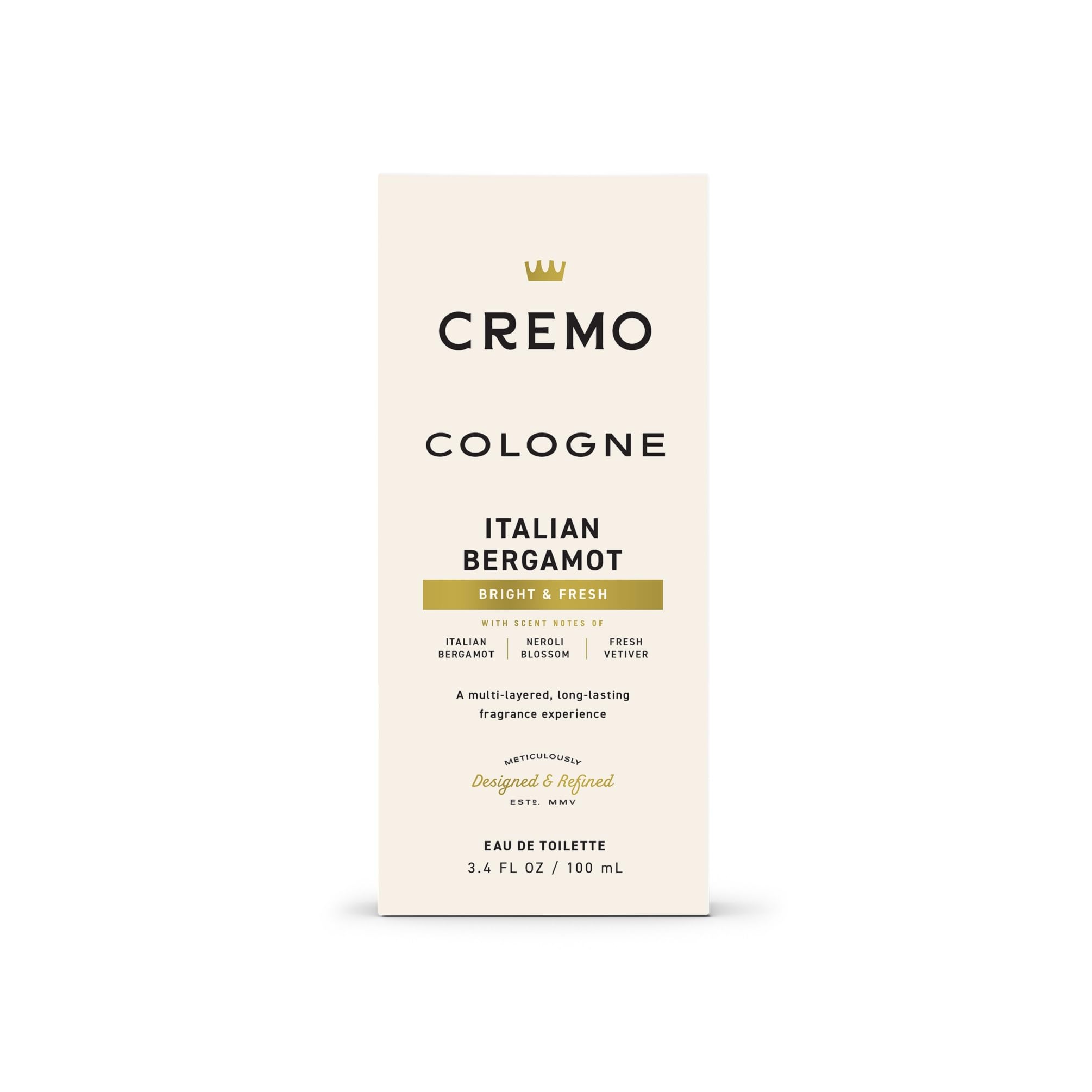 Cremo Italian Bergamot application scene illustrates easy layering