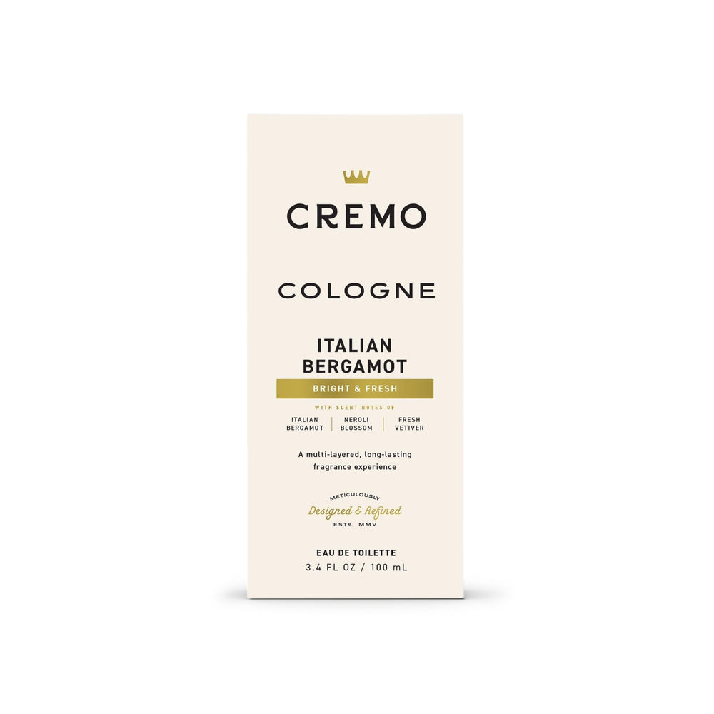 Cremo Italian Bergamot application scene illustrates easy layering
