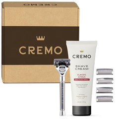 Cremo Original Shave Cream bottle highlights impossibly slick formula for smooth shaves