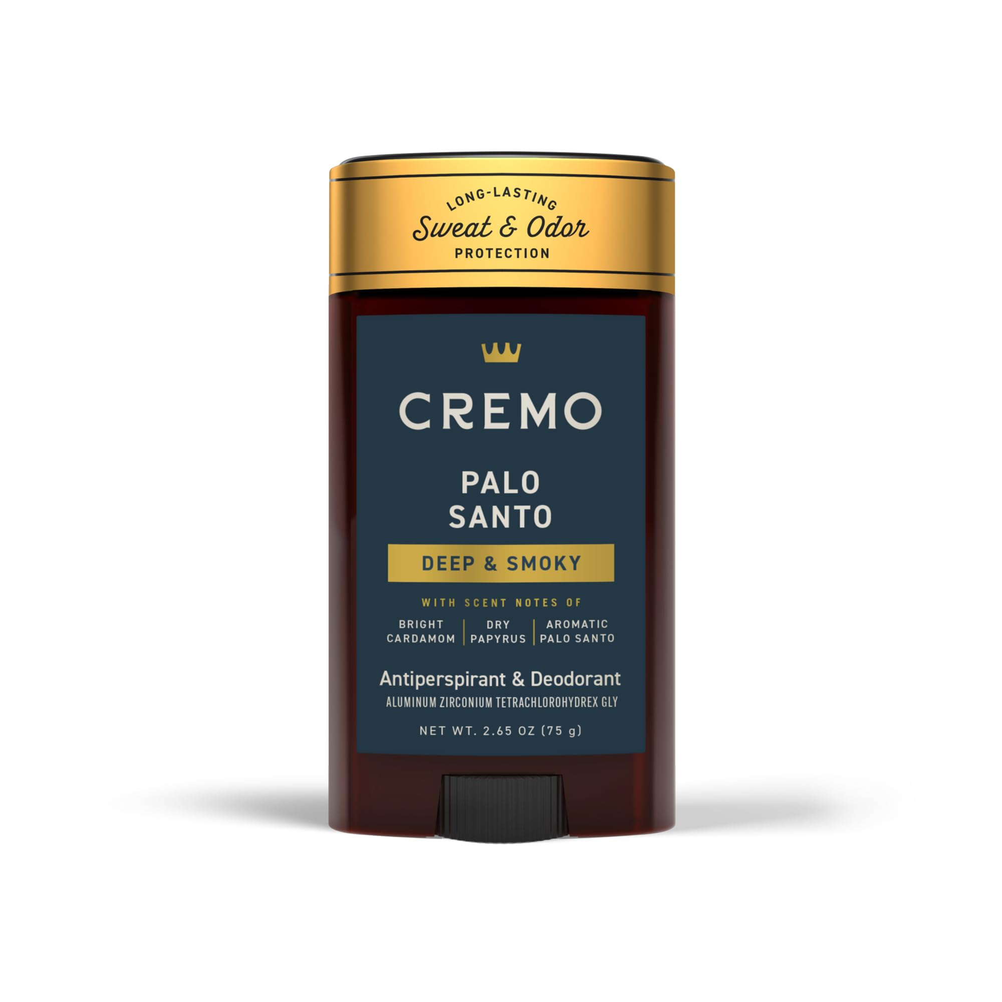Cremo Palo Santo desodorante: aplicación suave para uso diario cómodo.