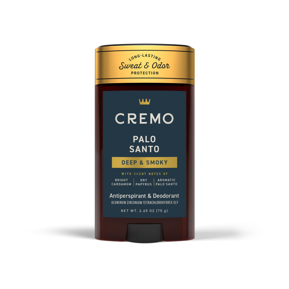 Cremo Palo Santo desodorante: aplicación suave para uso diario cómodo.