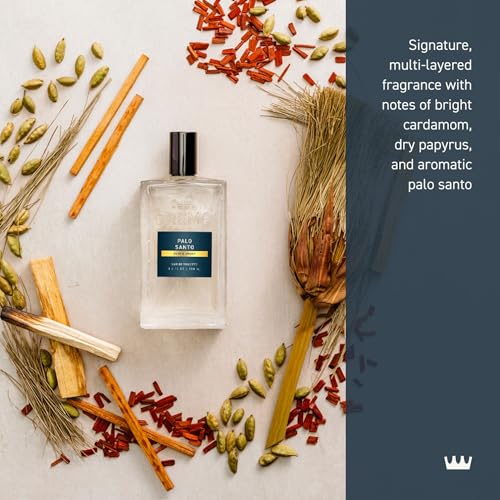 Cremo Palo Santo Cologne middle notes with papyrus create a sophisticated, enduring heart.