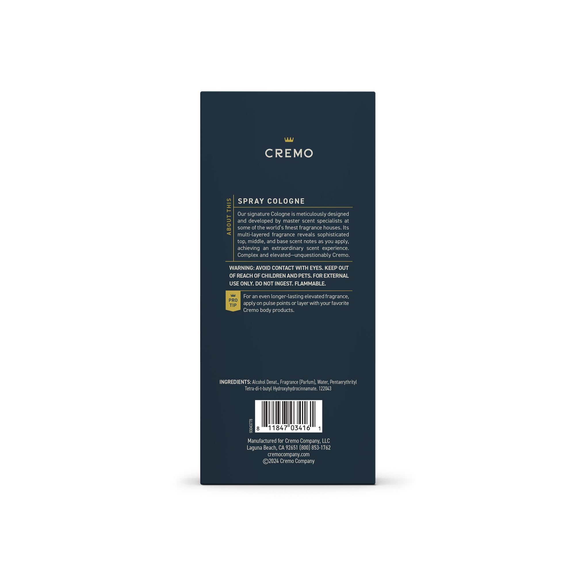 Pair with Cremo Palo Santo body wash or deodorant for a coordinated routine.