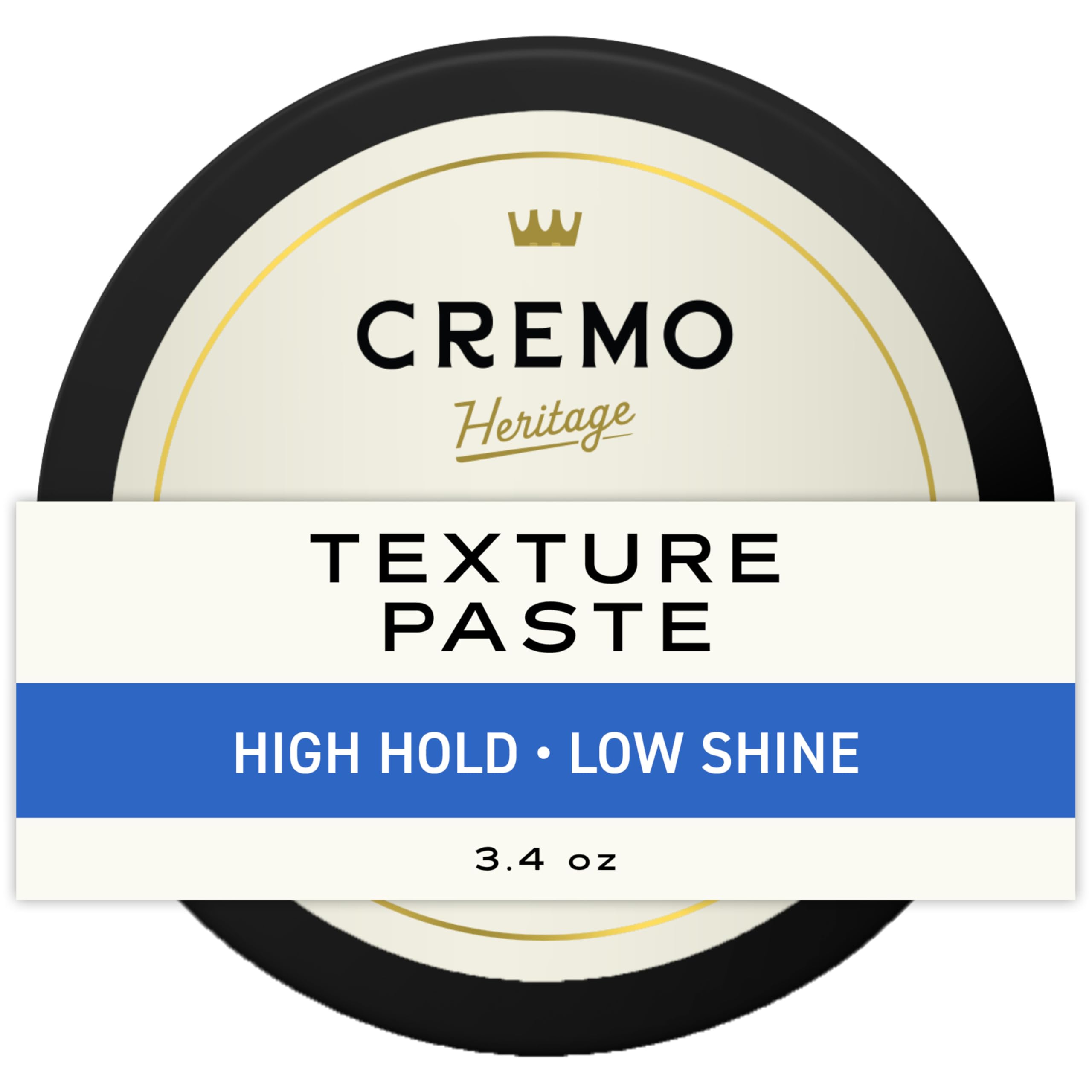 Cremo Pasta Textura en manos, lista para aplicar volumen.