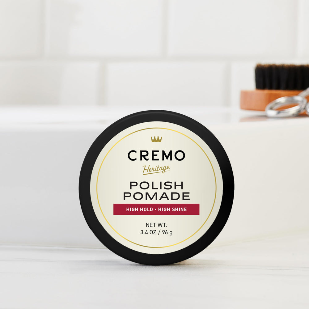 Combinación de productos Cremo para ajustar brillo y fijación.