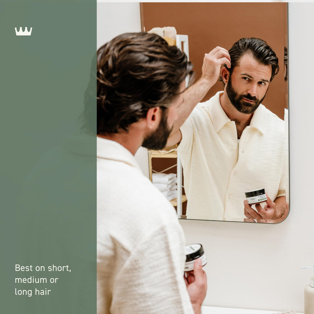 Cremo crema para peinar permite reactivar el estilo en cabello no lavado.