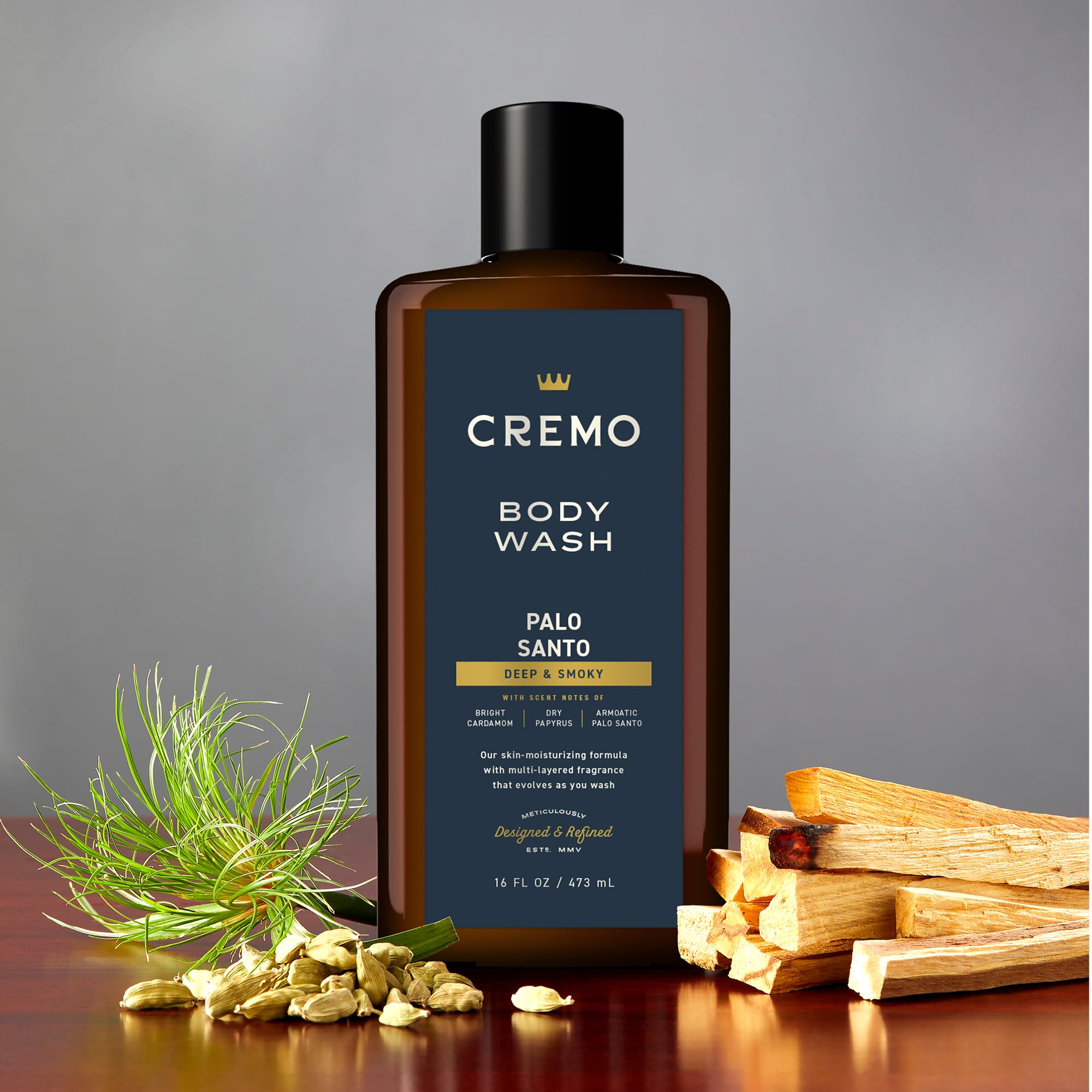 Cremo Palo Santo Reserve: notas de papiro seco para una base terrosa.