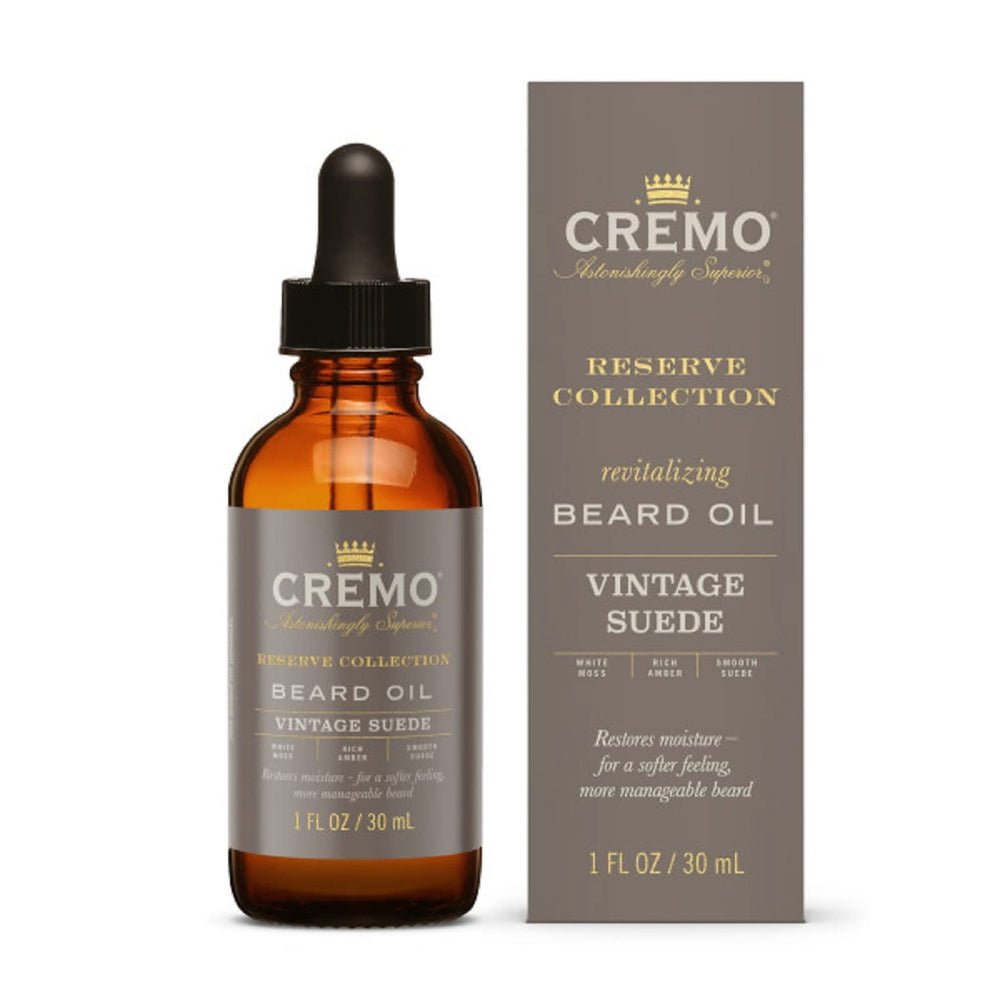 Cremo Reserve packaging on display illustrating elegant presentation for gifting or self care