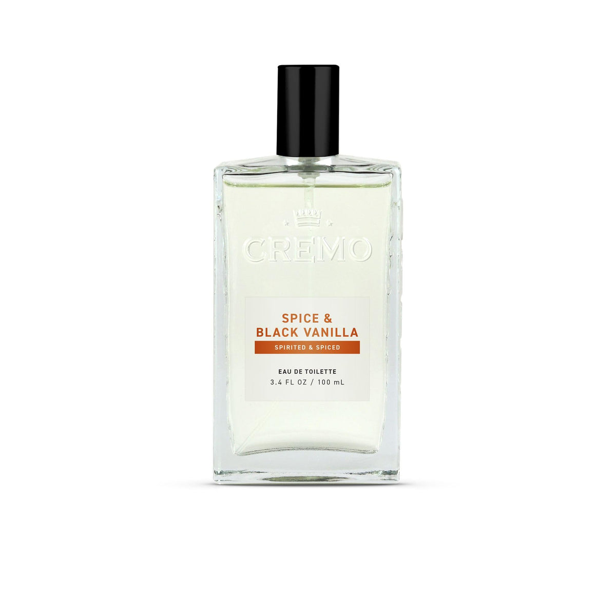 Cremo Spice & Black Vanilla bottle for daily wear
