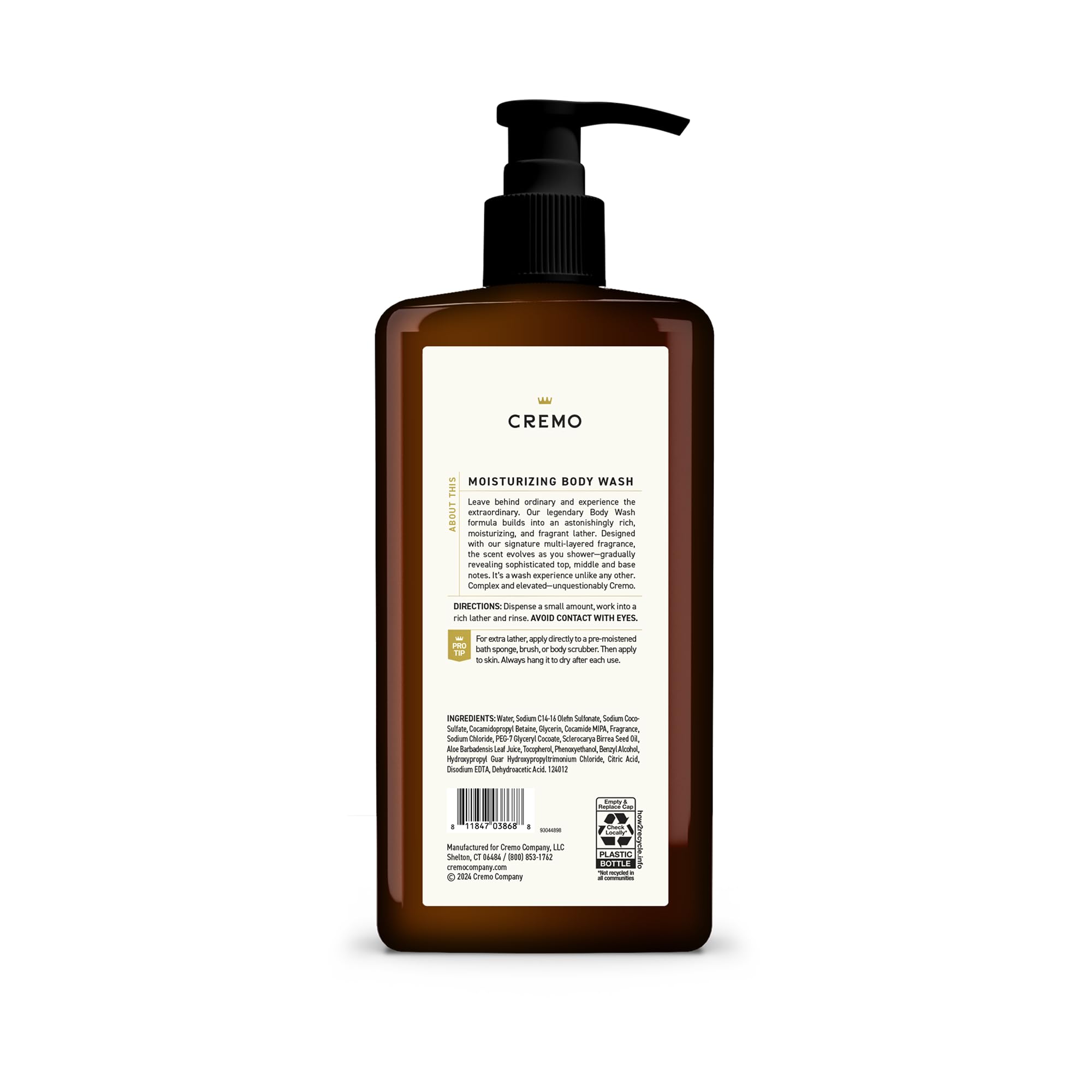 Cremo Spice & Black Vanilla, rutina diaria mejorada con aroma distintivo.