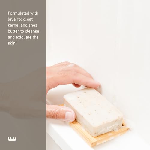 Cremo Vintage Suede body bar shea butter hydrates and nourishes skin.