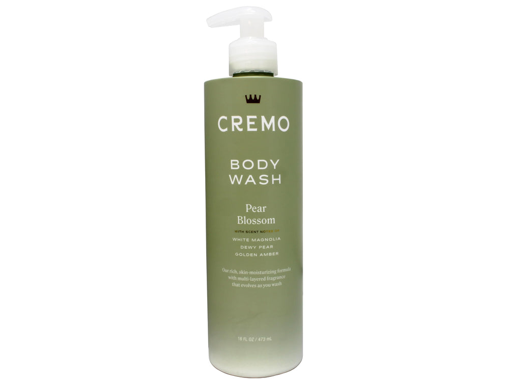 Cremo Womens Body Wash Set box, three fragrances available for variety.