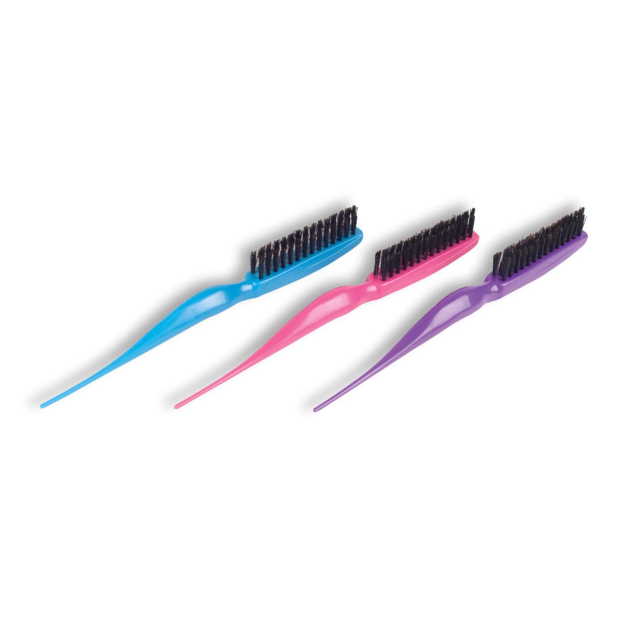 Cricket Amped Up Teasing Brush ergonomic handle with sectioning tip for precise styling.