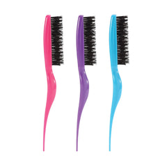 Cricket Amped Up Teasing Brush heat resistant design protects hair during styling.
