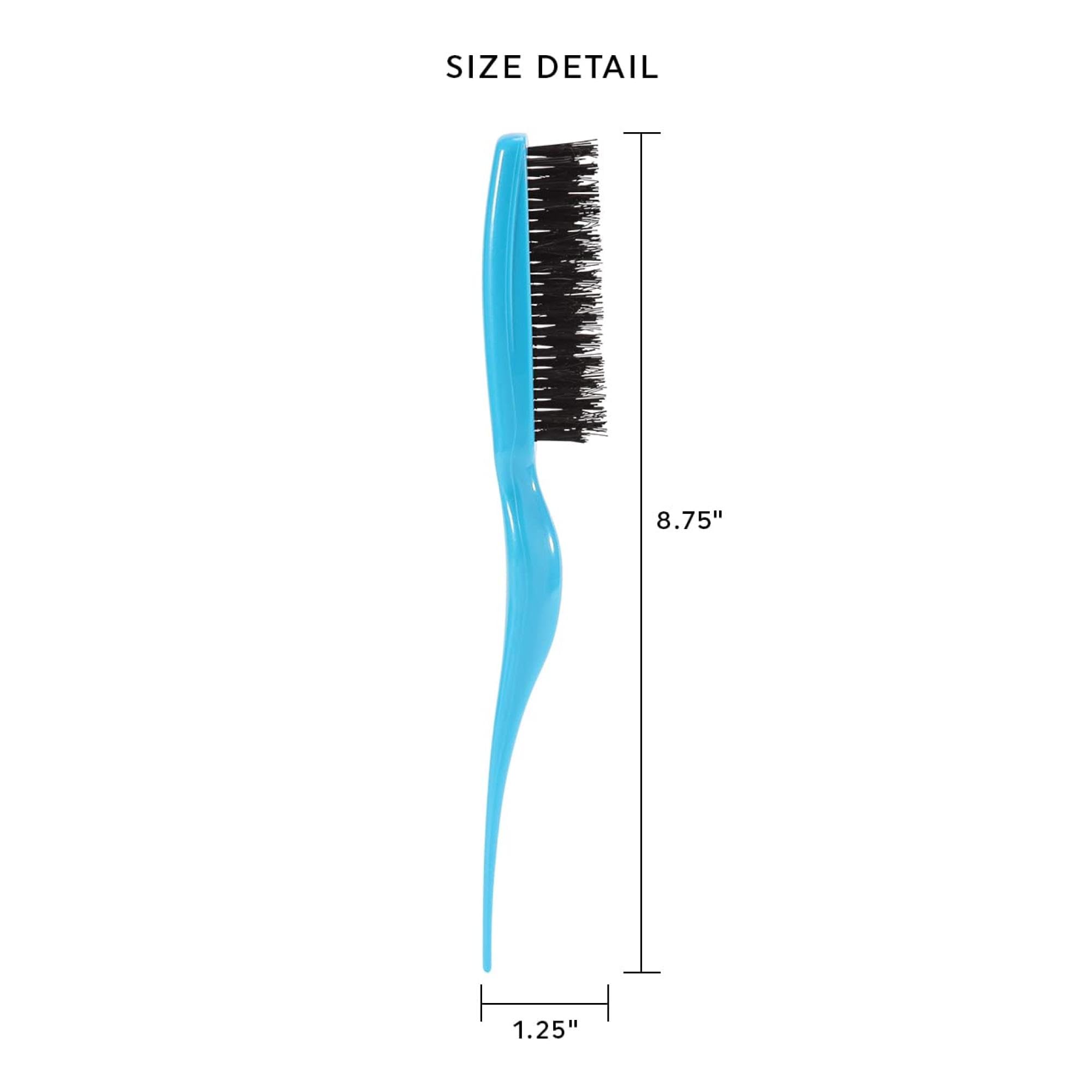 Cricket Amped Up Teasing Brush adds shine while smoothing and detangling for sleek styles.