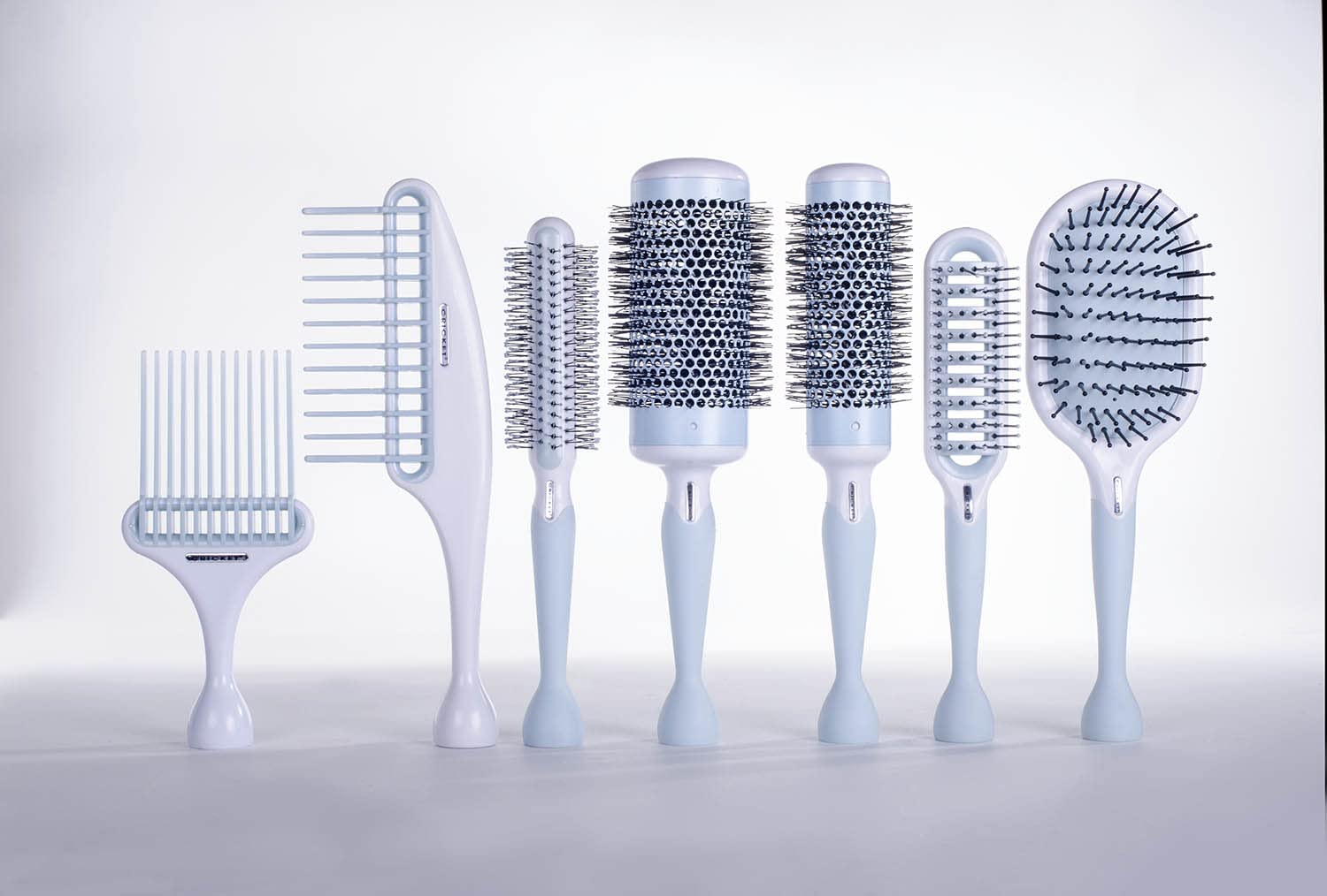 Cricket Friction Free Pick Comb distributes conditioner evenly through hair.