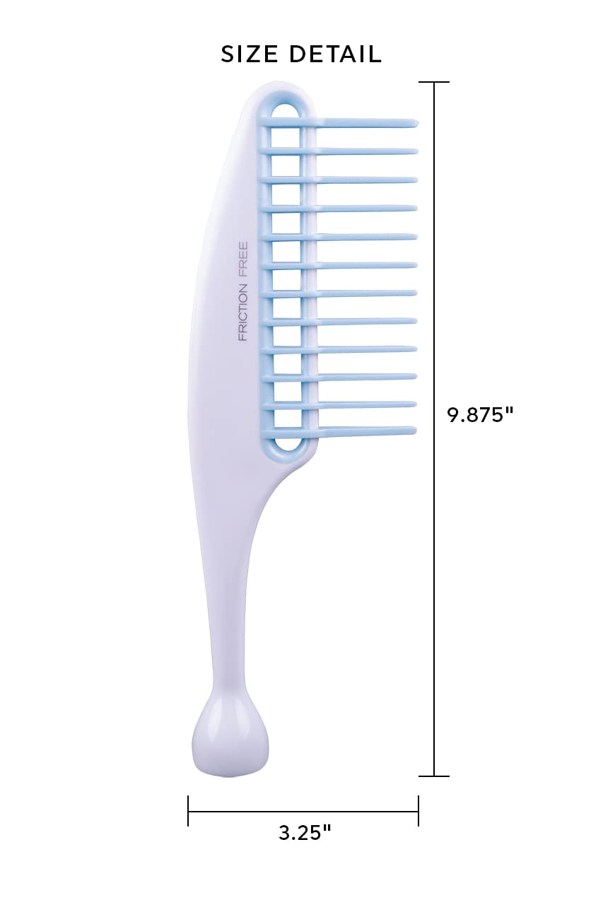 Cricket Friction Free Rake Comb detangling thick hair gently