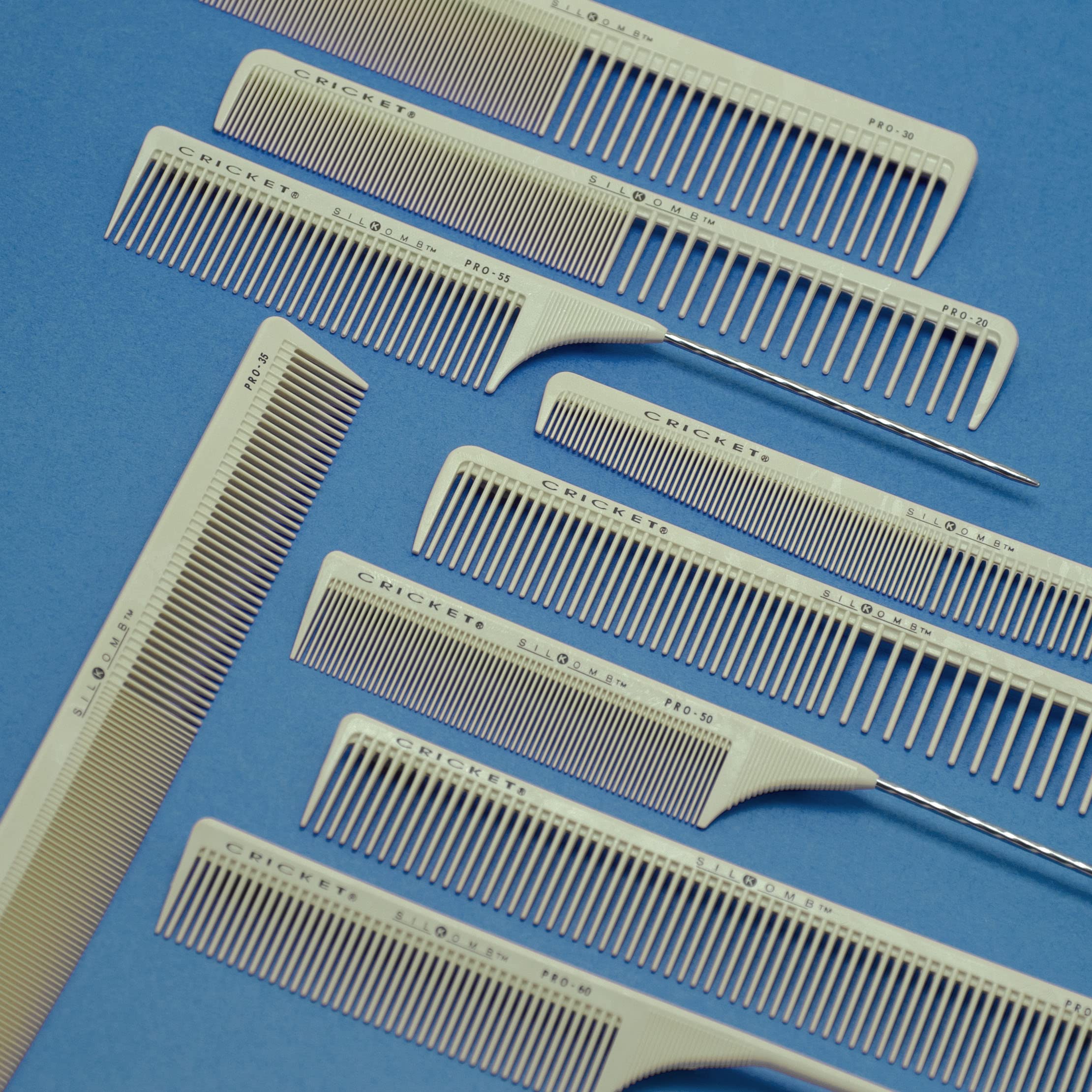 Cricket Silkomb Pro-30 Power Comb ideal for all hair types with effortless handling.