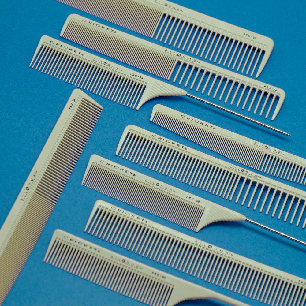 Cricket Silkomb Pro-30 Power Comb ideal for all hair types with effortless handling.
