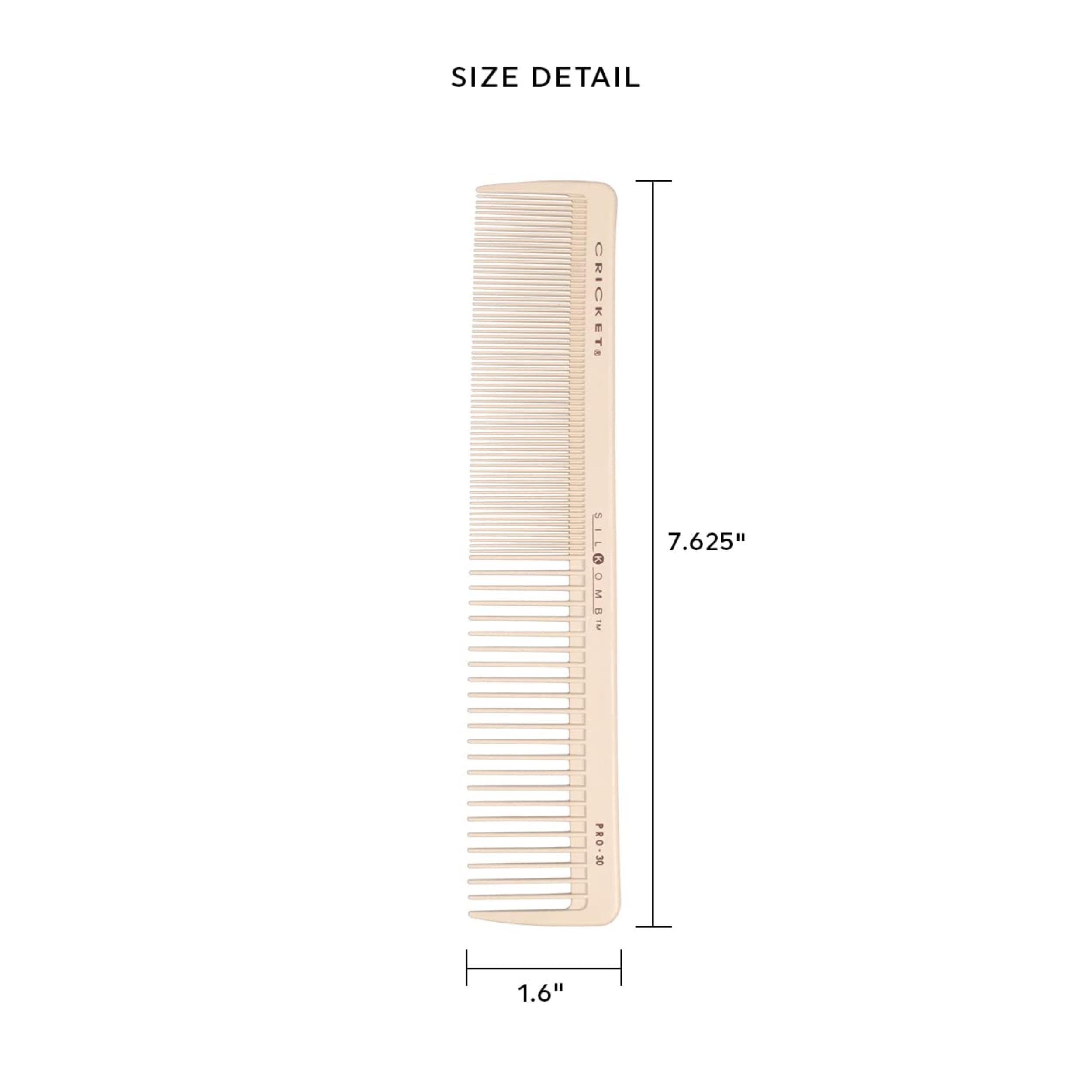 Cricket Silkomb Pro-30 Power Comb dual tooth patterns offer versatile cutting options.