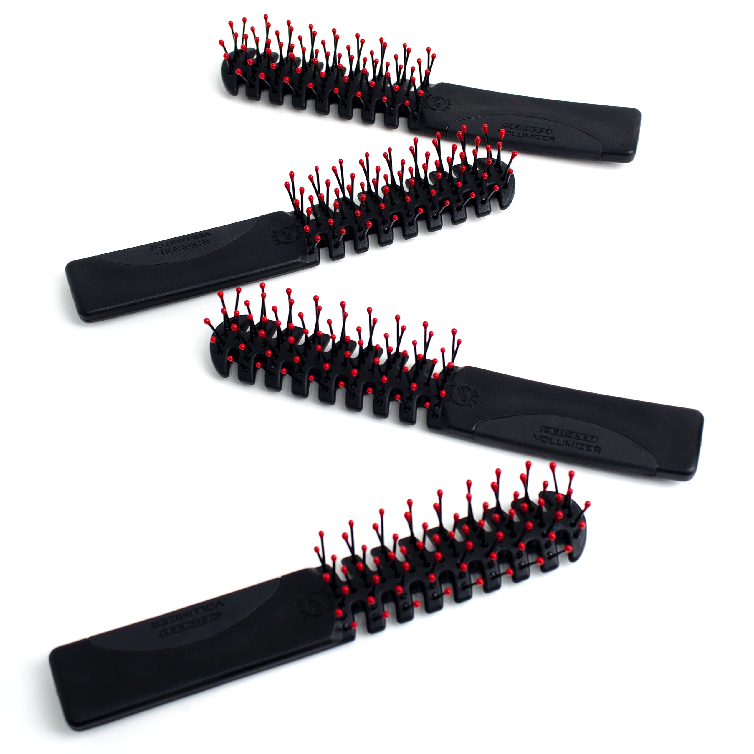 Cricket Static Free Volumizer Brush anti-static bristles reduce flyaways for a smooth finish.
