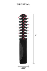 Cricket Static Free Volumizer Brush non-snag bristles glide through hair smoothly.