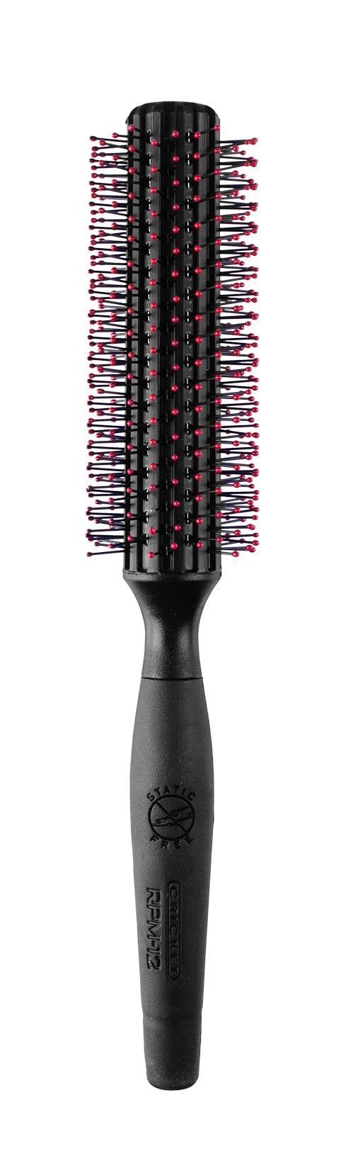 Cricket RPM 12 Round Brush supports comfortable blow-drying sessions for long styling.