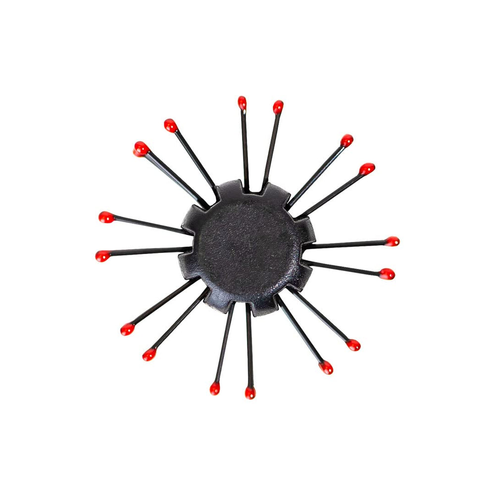Cricket Static Free RPM 8-Row Round Brush ball tips protect strands during styling.