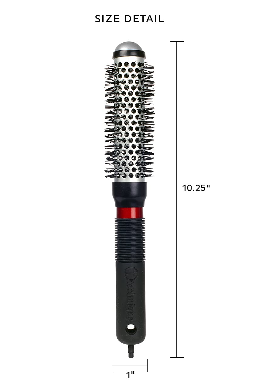 CRICKET Technique 310 1” thermal brush anti-static bristles boost shine and frizz control.