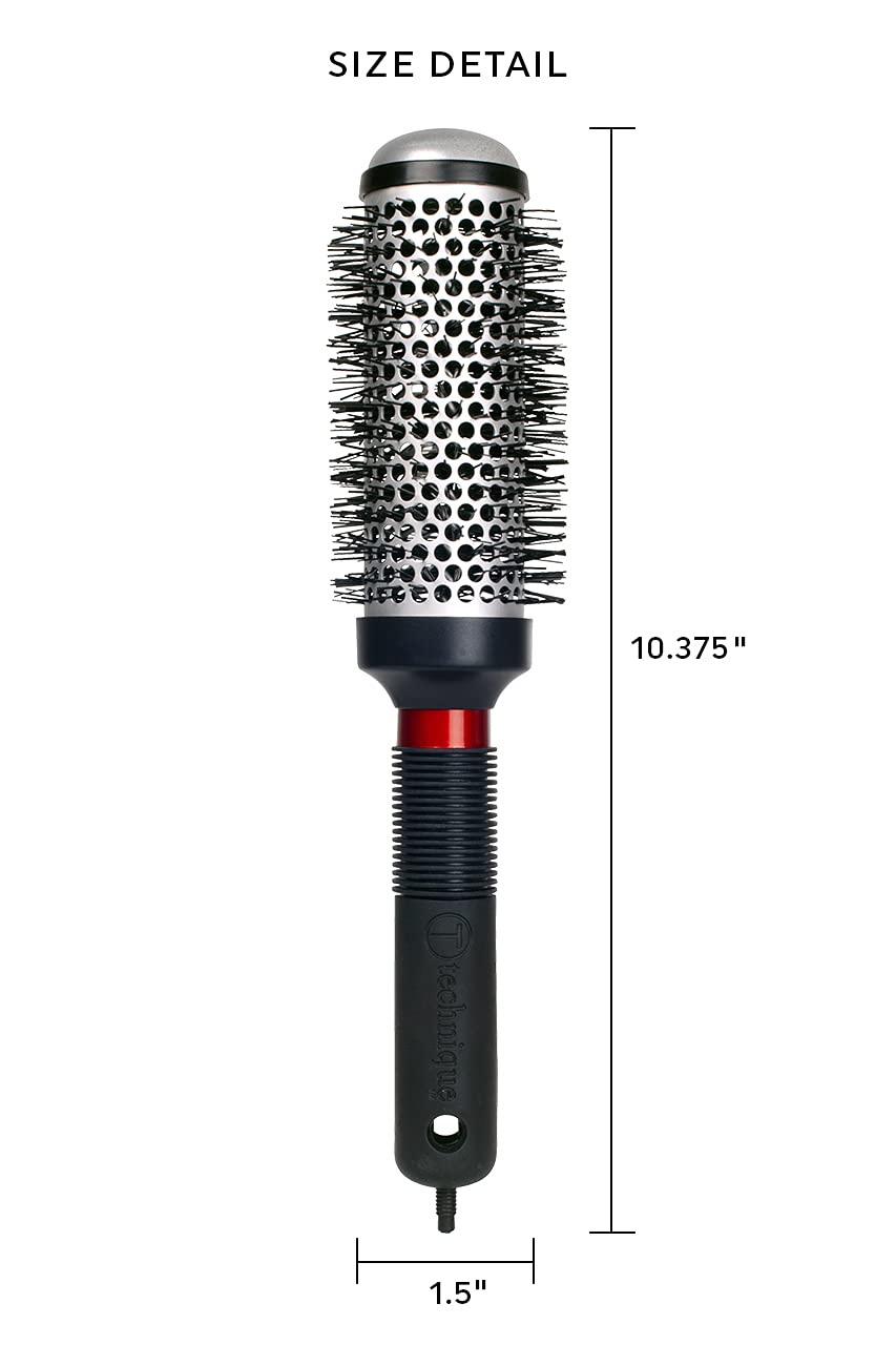 Cricket Technique 350 anti-static tourmaline bristles boost shine while reducing frizz.