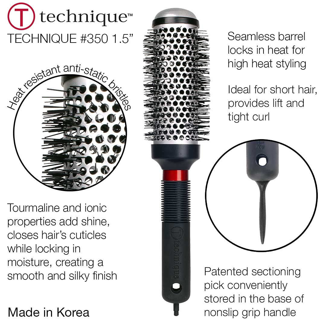 Cricket Technique 350 sectioning pick base for precise parting during styling.