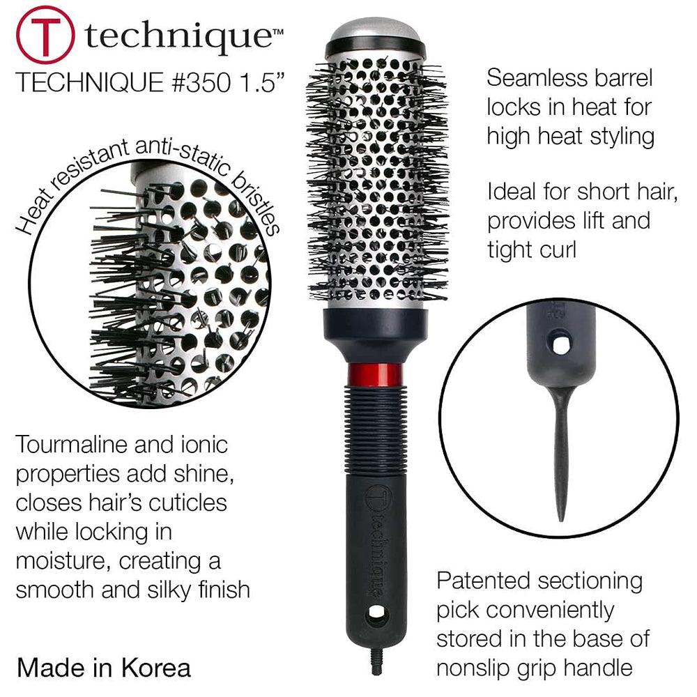 Cricket Technique 350 sectioning pick base for precise parting during styling.